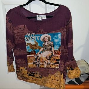 Vintage Graphic Women's Top
